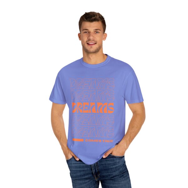 dreams come true unisex t shirt positive vibe apparel, motivational gift, trendy streetwear, inspirational casual wear, everyday fashion
